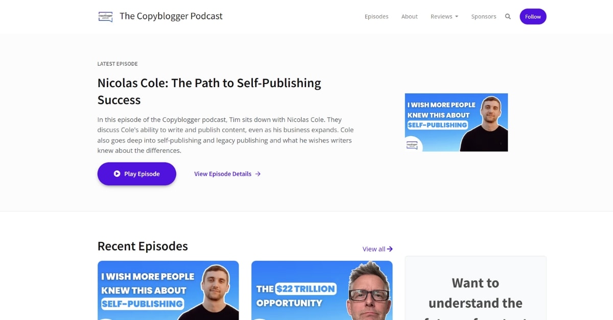 The Copyblogger Podcast