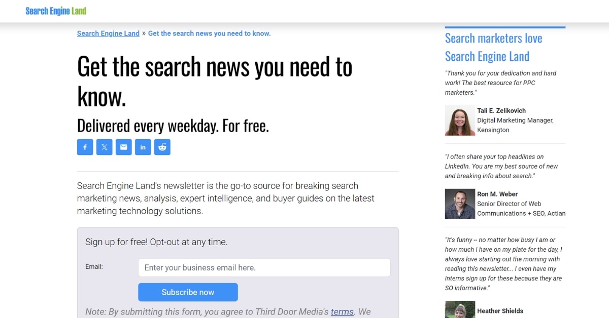 Search Engine Land's Daily Brief