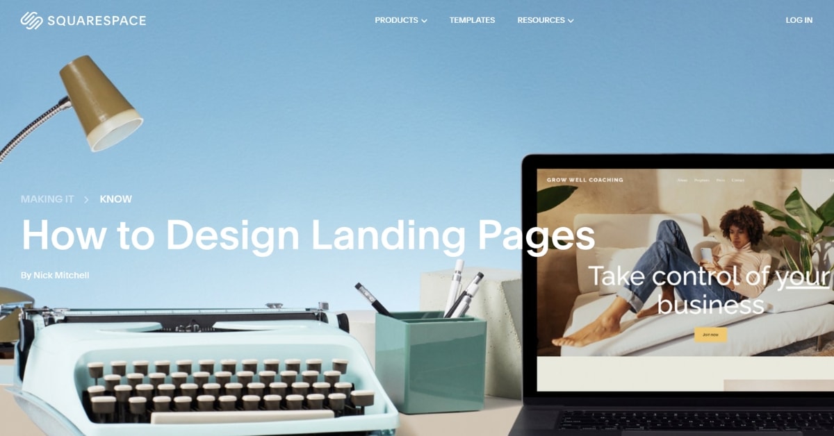 Squarespace Landing Pages