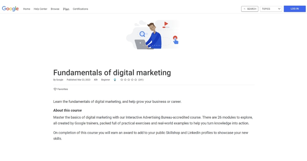 Fundamentals of Digital Marketing