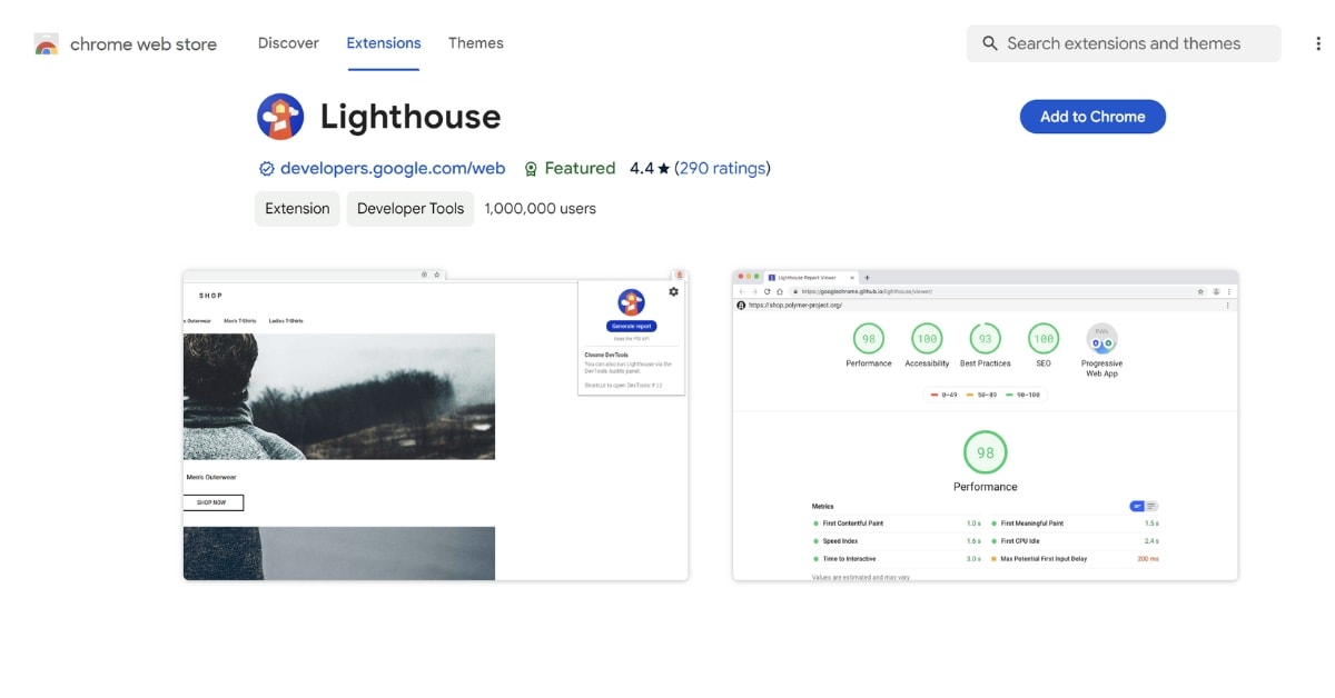 Google Lighthouse