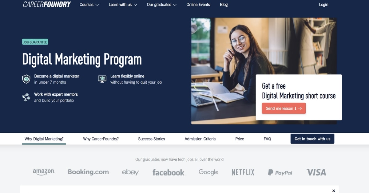 CareerFoundry's Digital Marketing Program